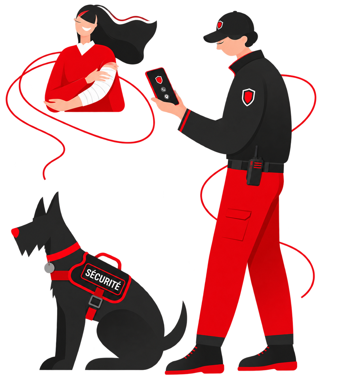 Illustration des fonctionnalités